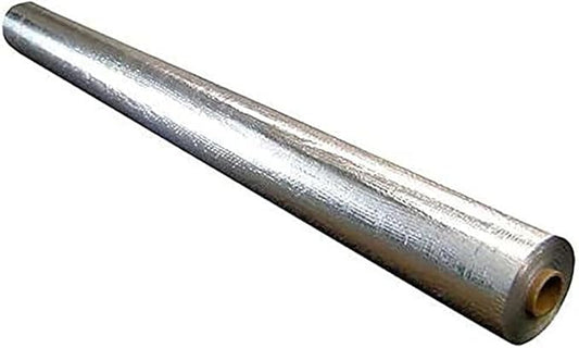 Super Shield Highly Reflective Aluminum Mylar Film Insulation Roll (Solid) for Saunas, Grow Rooms, Crawlspace Encapsulation, and More. (Class 1 Class A ASTM Fire Rated) (4FT X 125FT)