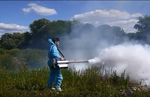 H200SF-SS Portable Thermal Fogger – 110V Stainless Steel Insect Fogger for Disinfectant, Mosquito Control – Heavy Duty Fog Machine for Outdoor Use
