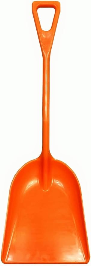 Ashman Plastic Snow Shovel with Durable Multi-Purpose Snow Plastic Shovel (2 Pack)