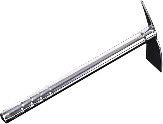 15 inch Stainless Steel Garden Hoe Pick Multipurpose Hand Tool Digging Weeding Turning Soil Mining Tools