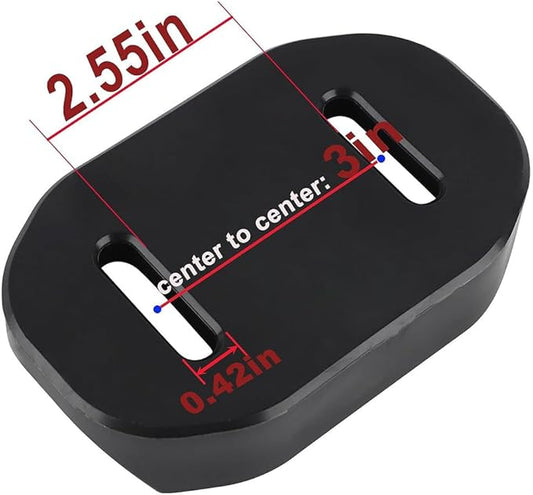 Poly Snow Blower Skid Shoes for Ariens 72600300 Snowblower Slide Shoes Ariens 02483859 Snow Thrower Skid Plates with Hardware Kit