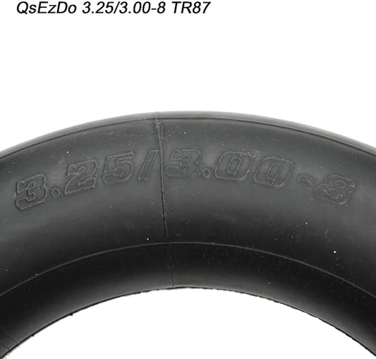 3.25/3.00-8 Inner Tube, with TR87 Bent Valve Stem, work for Wheelbarrow Barrow Sack Truck Trolley Spare Wheel,and more. (3.25/3.00-8 TR87)