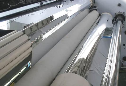 Mylar Film Aluminum Metalized Foil Wall Floor Roof Covering for Indoor Garden Grow Room 2 mil 50 feet Long (2 MIL Mylar Film 4x100 FT)