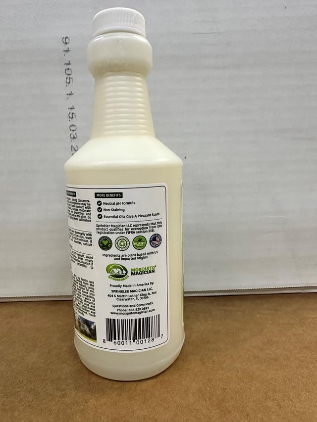 Mosquito Magician Indoor Pest Spray – Design for Indoor Use to Neutralize Spiders, Roaches, Ants & Flies with Plant-Sourced Essential Oils, Efficient Ready to Use Home Pest Spray – Mint, 16 OZ
