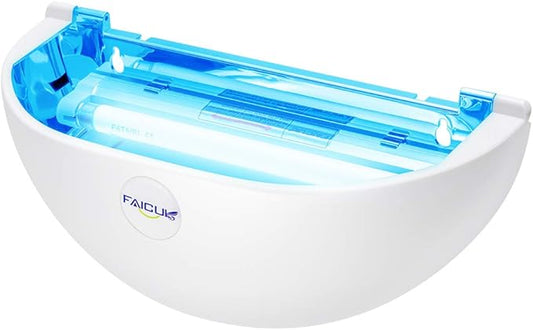 Faicuk FA-FLT07 Wall Sconce Fly Light+Replacement Glue Board Pack of 10 (2 Packages are Delivered Separately).