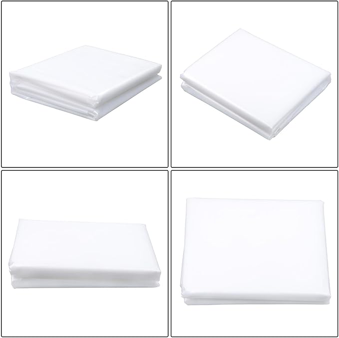 20 x 30FT Greenhouse Plastic Sheeting, 6 Mil Heavy Duty Clear Polyethylene Film, Covering for Gardening, Farming