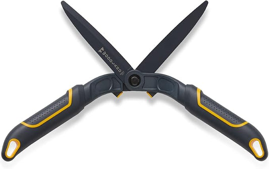 Woodland Tools Duralight Hedge Shears, 16 Inch Lightweight Manual Hedge Clippers with 7.5 Inch Non Stick Blades and Glass-Filled Nylon Handles, Garden Trimmer for Shaping and Precision Cutting