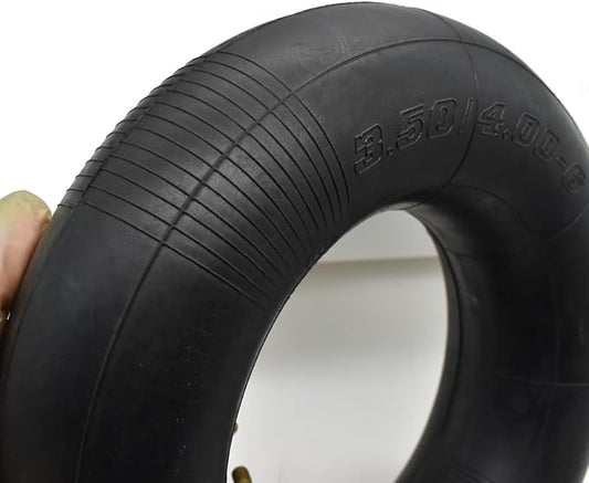 3.50/4.00-6 Inner Tube with TR87 Bent Valve Stem (1 Pack), for Hand Trucks, Utility Cart, Lawn Mowers, Wheelbarrows, Dollys, Scooters, Replacement 13x4.00-6,4.00-6 Tire.