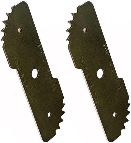 243801-00 2-Pack Edger Blades Replace for EB-007AL EB-007 243801-00 243801-02 40-519 243797-00 Fit for Black and Decker Craftsman LE750 Edge 2-in-1 Landscape Edger CMEED400