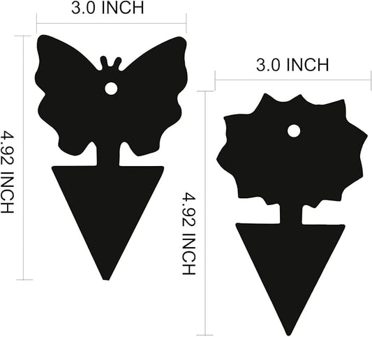 USKICH Sticky Trap Fruit Fly and Gnat Trap Sticky Bug Traps Fungus Traps for Indoor/Outdoor ,Insect Catcher for White Flies,Mosquitoes,Fungus Gnats,Lying Insects (36 Pcs Black)