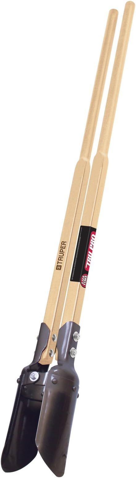 Truper 30379 Tru Pro Heavy Duty Post Hole Digger, Wood Handles, 48-Inch