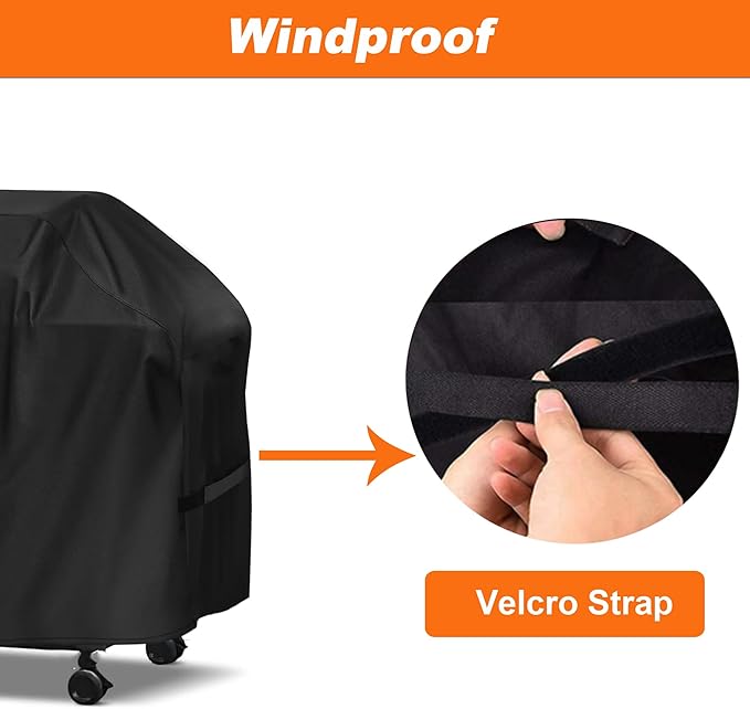 Grill Cover for Weber Slate 36 inch Rust-Resistant Griddle, Outdoor Flat Top Grill Cover 600D Heavy Duty for Webber 36" Griddle Accessories Waterproof, Black