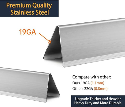 Grill Replacement Parts for Weber Genesis 300 Series Flavorizer Bars Heat Deflector Burner Tube Set Kit for Weber Genesis Grill Parts E310 E320 E330 EP310 EP320 EP330