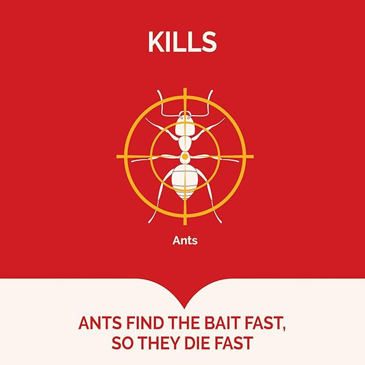 Hot Shot Ultra Liquid Ant Bait, Kills the Queen & Colony, Pack of 6
