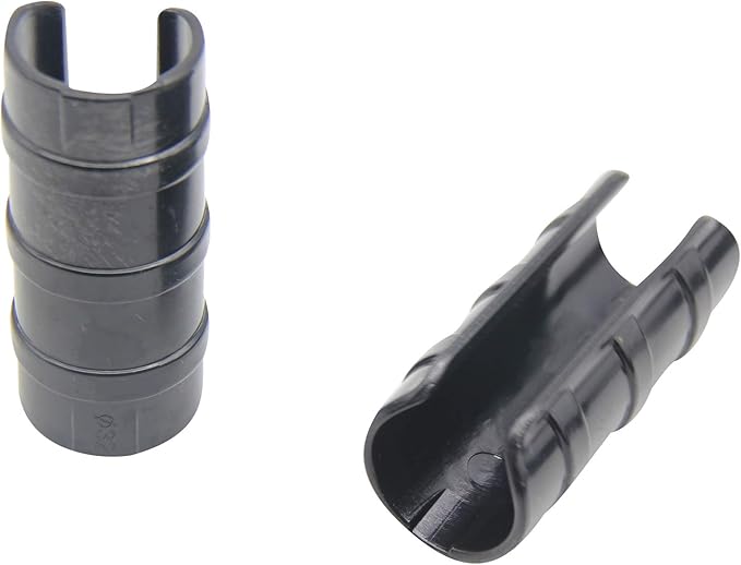 Garden Buildings Tube Clip 1.26 inch Black Greenhouse Clips Greenhouse Frame Pipe Tube Film Clip Connector Kit Pack of 10, Can Clamping Something Outer Diameter of 1.22-1.3in