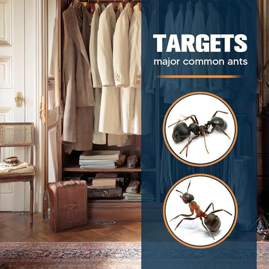 Ant Repellent, Ant Deterrent for Home, Indoor and Outdoor Use, Keeps Ants Away, Reay-to-Use, Pets & Kids Safe- 4P