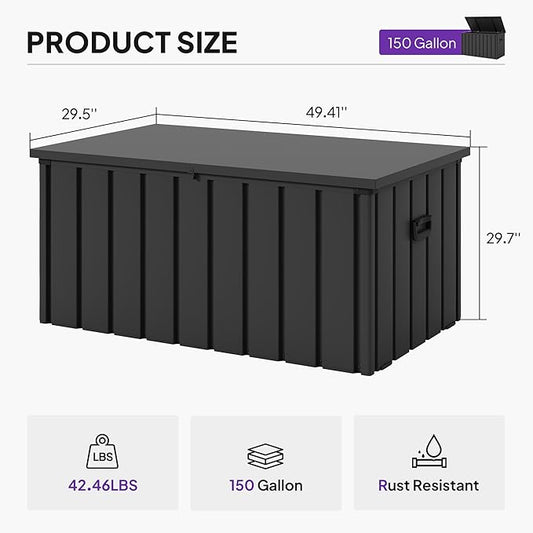 PURPLE LEAF 10' X 12' Hardtop Gazebo with Galvanized Steel Double Roof for Patio Lawn and Garden, Curtains and Netting Included, Grey