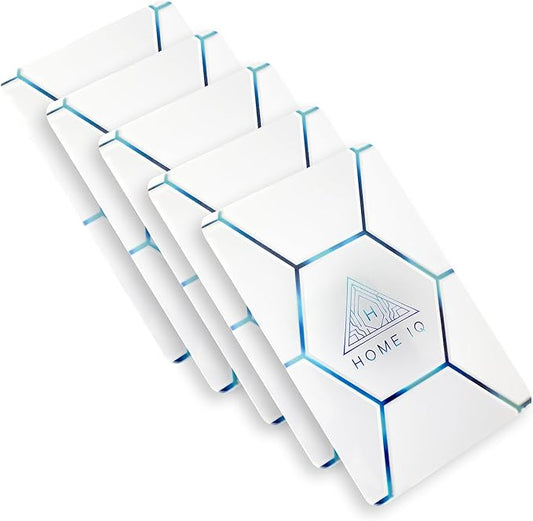 Indoor UV Pest Control Device and Night Light. LED Powered Flying Insect Trap for Flies, Moths, Gnats, Fruit Flies and Mosquitos. Replacement Adhesive Traps. (5 Count Refill)