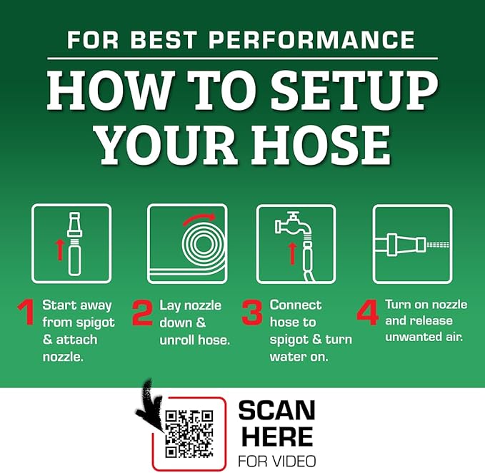 Flexzilla Colors SwivelGrip Garden Hose 5/8 in. x 100 ft., Lightweight All-Weather Water Hose, Durable and Flexible, Leak-Free Connections, Forest Green