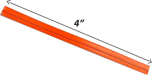 4" Length Twist Ties, 2000 Orange Plastic Coated, No Rip, Paper Ties Cello, Ideal Party Favor Treat Bags, Small Orders Packaging, Closures to Secure Product (2000 Orange Twist Ties)