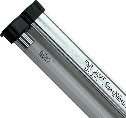SunBlaster T5 High Output Fluorescent Strip Light, 3-Feet, natural