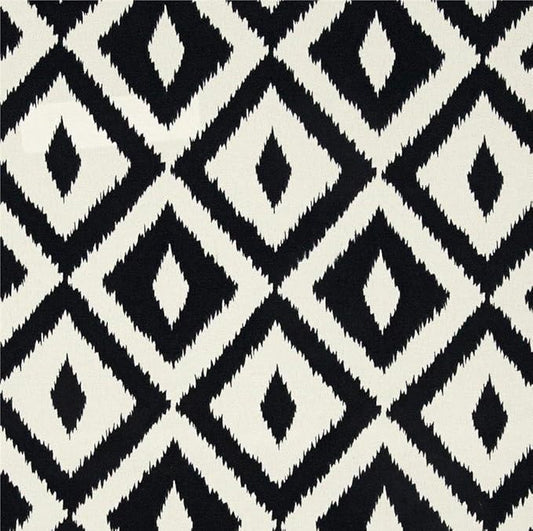 RSH DECOR: Deep Seating Cushion with Pillow Back | 23” x 26” Seat | All-Weather Spun Fabric | Water and Fade-Resistant | Outdoor Chair Cushion Set for Patio Furniture | Black & White Aztec