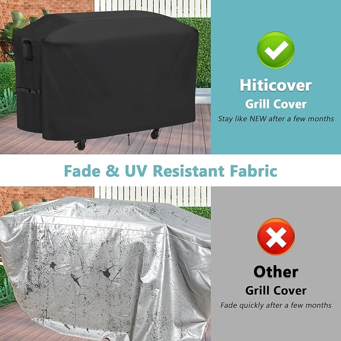 Grill Cover for Nexgrill Daytona 720-1058 4-Burner Flat Top Griddle, Waterproof Outdoor BBQ Griddle Cover - 67 x 29 x 38 Inch