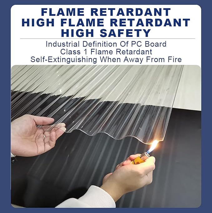 Transparent Plastic Sheets,Outdoor Sunshade Canopy Panels,Greenhouse Board,Sturdy Panel,for Outdoor Shed Board.(39.37x98.42in)