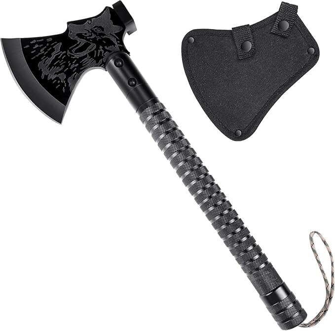Outdoor Axe, Garden Axe for Firewood, Camping Hatchet for Outdoor