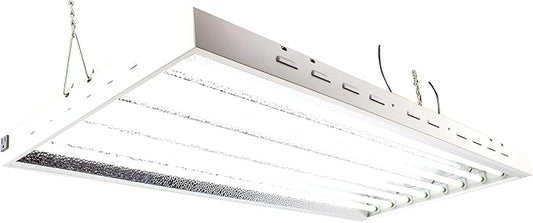 4Ft X 24In 8 Lamps 400W T5 Fluorescent Grow Lights with 6500K Sun Light Grow Lamps and 40000 Lumen and 1.0 High PPF/W, Great for Seeding, Clone, and VegGrowing Stages of Indoor Plant. Grow Fast!