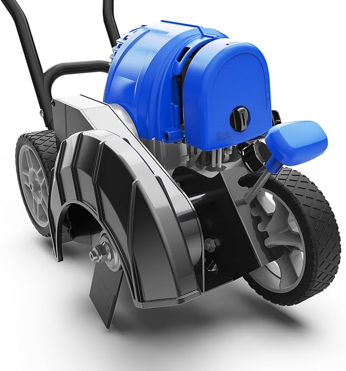 Wild Badger Power Sidewalk Edger Lawn Tool Gas 31cc WB31CCED, Blue