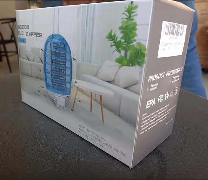 6 Pack Bug Zapper Indoor, Electronic Mosquitoes Killer Zapper with Blue Lights for Living Room, Baby Room, Kitchen, Bedroom(1)