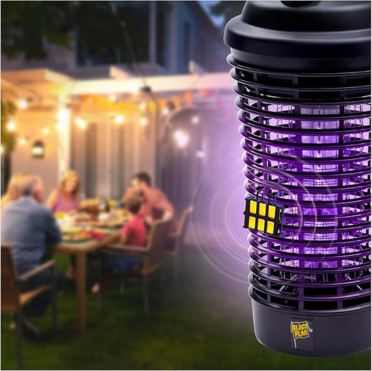 Black Flag 40W Deluxe Outdoor Bug Zapper – Electric Insect Killer for Mosquito & Flying Pests, Weather-Resistant, Covers 1.5 Acres