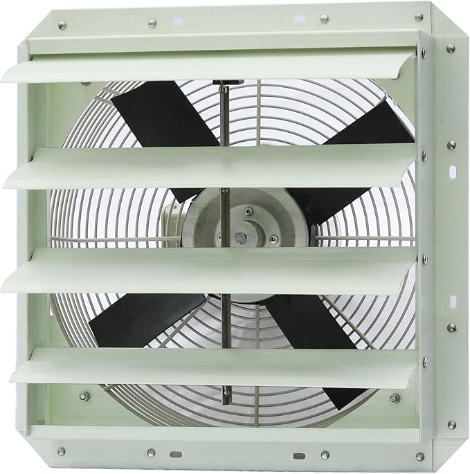 iLIVING 16-Inch Corrosion Resistance Shutter Exhaust Fan, Single Speed