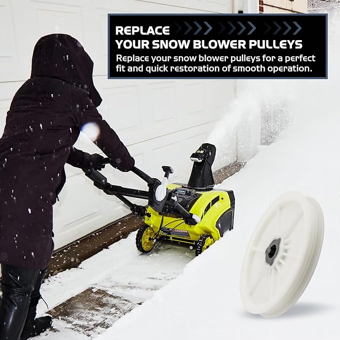 121-6624 Snow Blower Pulley Replacement for Toro Quick Clear/Power Clear 721 & CCR 6053 Snowthrower 38563,38568,38741,38742,38743,38744,38751,Power Clear 721 E Snowblower Parts