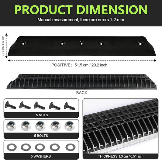 Snow Blower Scraper Bar ASS2100 Replacement for EGO 21-Inch Snow Blower Replacement Parts, Snow Blower Attachment Compatible with EGO SNT2100/SNT2112/SNT2110/SNT2103 21" Snow Blowers
