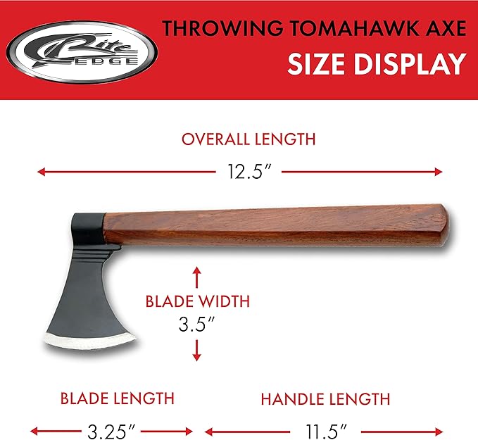 SZCO Supplies Throwing Tomahawk Axe, Black