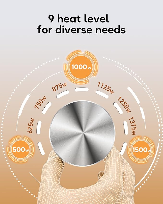 Patio Heater for Outdoor Use, 32" Electric Space Heater Indoor, Portable Infrared Heater with 60-Degree Oscillation, Timer, Remote, for Patio, Gazebo, White