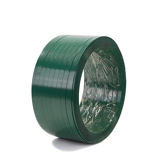 5/8"(16mm) Wide Green and 1000 feet Polyester Strapping Coil,1400 Pound Break Strength