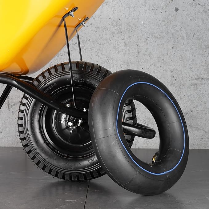 RUTU 4.80/4.00-8 480/400-8 Inner Tube with TR87 Angled Valve for Mini Bikes Go-Kartings Mowers Hand Trucks Perssure Washers Wheelbarrows Carts Yard Trailers Isobutylene