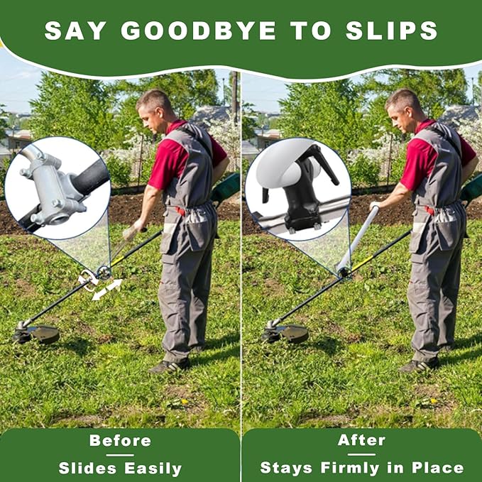 Upgraded Weedeater Handle, Weedeater Extension, Ergonomic Trimmer Handle Grip, String Trimmer, Lawn Trimmer, Extension for Trimming, Lawn Care 