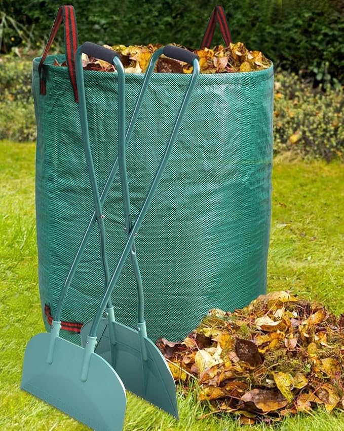 Leaf Grabber Leaf Rake Picker Upper Scoops with Long Handle Garden Rake for Yard Work Yard Tools for Lawn Cleaning