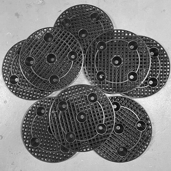 8PCs Plant Risers for Pots Indoor, Plant Stands, Pack Plant Elevator for Prevent Rot and Damage on Patio Deck, 11.8 inch Big Heavy Duty Plastic Plant Stands (8Pcs)