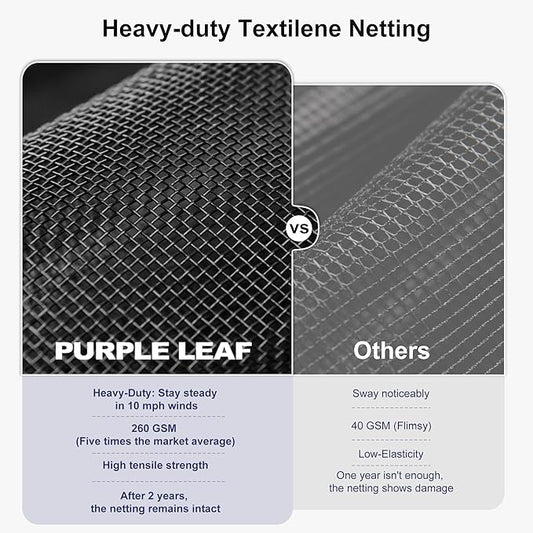 PURPLE LEAF 11' X 13' Outdoor Hardtop Gazebo Patio Wide Aluminum Frame Metal Double Roof with Heavy Duty Netting and Curtains for Permanent Hard Top Pavilion Screen, Navy Blue