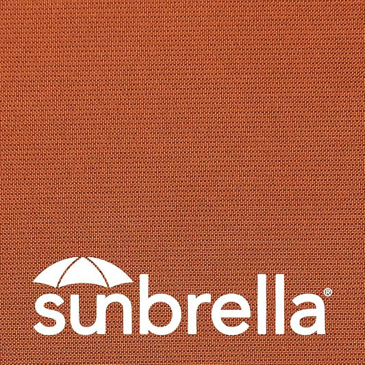 Outdoor Sunbrella Decorative Pillows with Coconut Button Pack of 4, 16" x 16" Outdoor Pillow Set for Couch Bed Throw Patio Sofa, Spectrum Cayenne