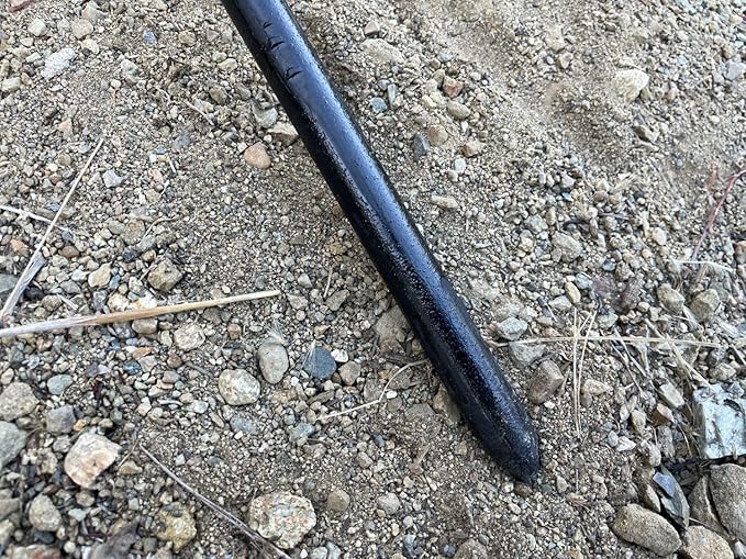 Sandbaggy Round Steel Concrete Form Stakes with Nail Holes - Rust Resistant Coating - Removable, Reusable (100, 3/4 in X 36 in)