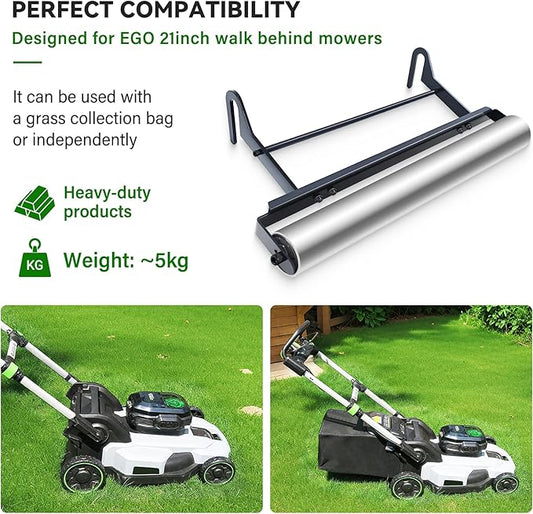EGO 21inch Walk Behind Mowers Lawn Striping Kit,Heavy-Duty Design Stainless Steel Drum,Suitable for Easily Achieving Professional Level Lawn Patterns