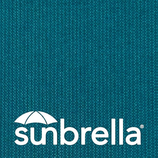 Outdoor Sunbrella Decorative Pillows with Coconut Button Pack of 4, 16" x 16" Outdoor Pillow Set for Couch Bed Throw Patio Sofa, Spectrum Peacock