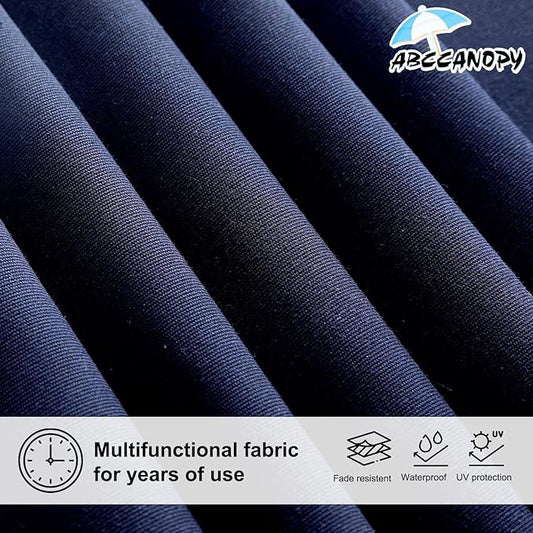 ABCCANOPY Patio Umbrella Cantilever Double Top Outdoor Offset Umbrella with 360° Rotation