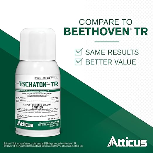 Atticus Eschaton TR Greenhouse Fogger (2oz Can) - Total Release Etoxazole Insecticide/Miticide - Kills Mites and Suppresses Whiteflies (12 Pack)